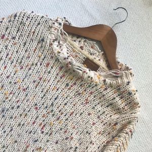POL | confetti sweater | size: S